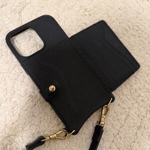 Mila Bandolier iPhone 14 Pro Max Crossbody Phone case + wristlet strap